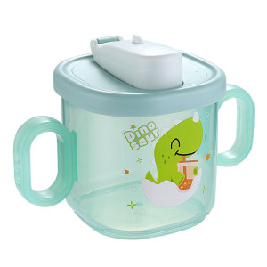 
Children's water cup for household drinking water baby straw cup for baby learning drinking cup for fall prevention kindergarten with scale milk cup
