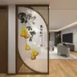 Phong cách Trung Quốc mới vách ngăn lối vào phòng khách lưới tản nhiệt bằng gỗ nguyên khối văn phòng chặn cửa trang trí khách sạn gia đình bình phong Màn hình / Cửa sổ