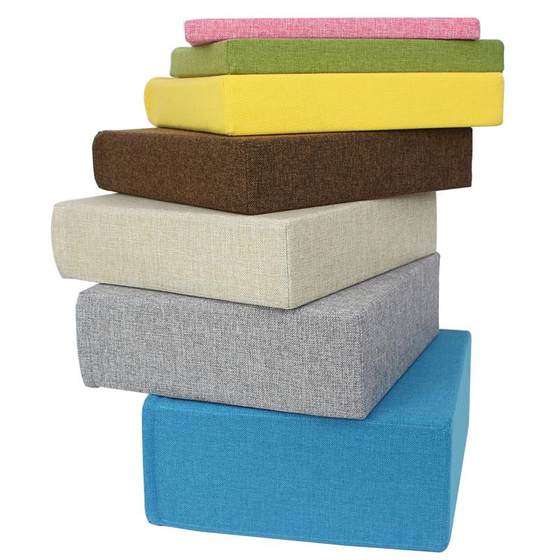 
Sofa cushion Customized linen seat cushion Chair cushion Thick wood Sofa cushion Sponge cushion High density Backrest cushion Customized