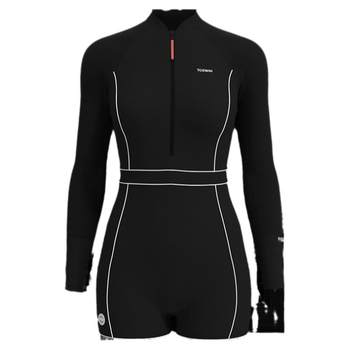 
TOSWIM long-sleeved flat-angle one-piece swimsuit for women