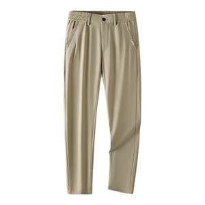 
Woodpecker Ice Silk Men's Pants Summer Thin Men's Sport Pants Loose Straight Business Stretch Casual Quick Dry Pants