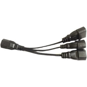 Electric vehicle tricycles plug one point two -point conversion line joint night market light battery connection line charging interface