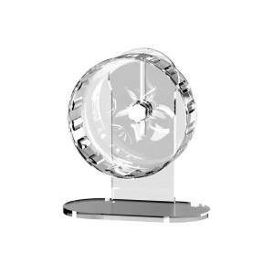 
Hamster silent running wheel gold wire bear relieve boredom large treadmill roller ball support landscaping toy supplies
