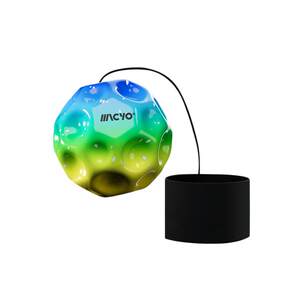 
Moon stone wrist elastic ball with rope hand-thrown ball luminous ball to improve reaction ability bouncing ball children's toy