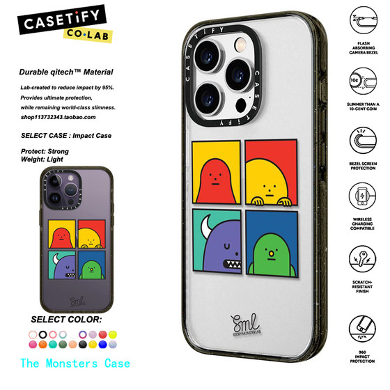 香港代购 CASETiFY Monster小怪物适用iphone14/13Pro/Max