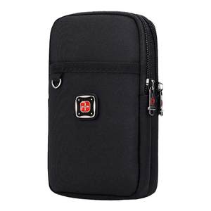 
Swiss Army Knife Mobile Phone Woman Bag Men's Multi-Function Mobile Phone Bag Men's Waterproof Mobile Phone Bag Vertical Small Hanging Bag Shoulder Bag