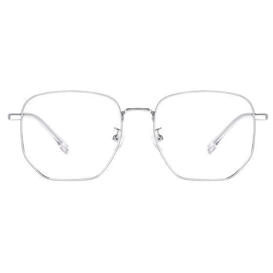 
Ultra-light color-changing myopia glasses frame for men's automatic photosensitive and anti-blue light can be matched with silver large square frame eye frame