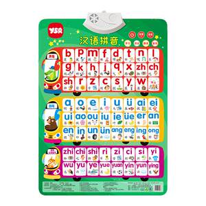 
Chinese Pinyin alphabet wall stickers for children, early education audio wall charts, baby literacy kindergarten enlightenment cognitive wall paintings