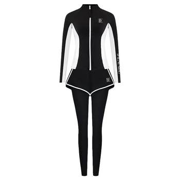 BE Van De'an Surf Series Sun Protection Split Swimsuit