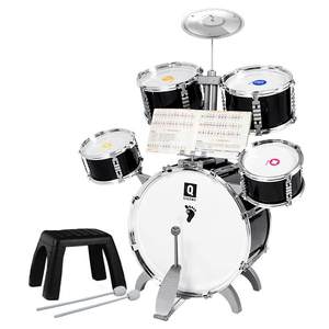 Qiao Baby Baby Shelter Drums Children's Beginner Toys Musical Drum Male 3-6-year-old baby knocks on drumming home
