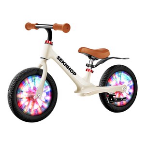 
Children's balance bike without pedal bike 2-3-6-8 years old big boy baby scooter flash 16-inch walker
