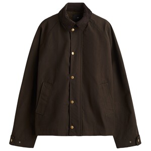 HM Men's Jacket Loose Fit Waxed Cotton Harrington Jacket 1295768