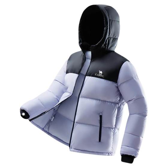 
Camel volcanic down jacket men's winter 2025 new couple short thickened warm bread jacket men's blazer