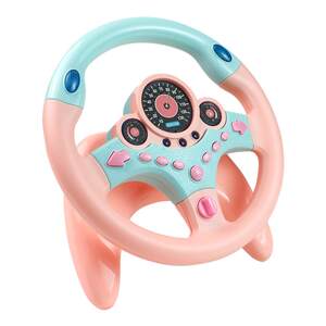Children's co -pilot steering wheel toy boy simulation simulation, baby baby baby girl birthday gift