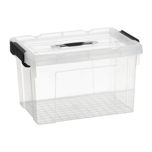 
Large-capacity transparent storage box, extra-large household clothes and toy storage box, extra-large portable plastic storage box
