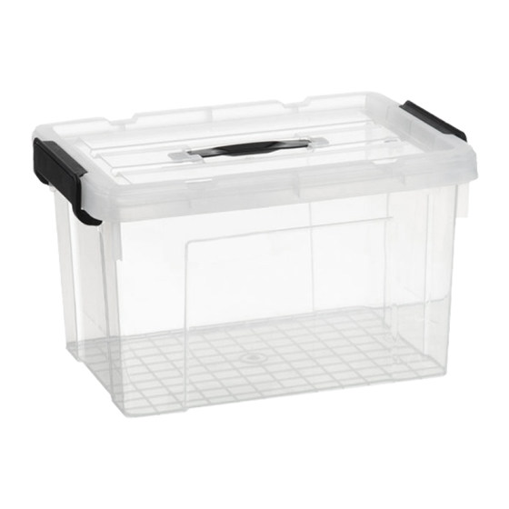 
Large-capacity transparent storage box, extra-large household clothes and toy storage box, extra-large portable plastic storage box