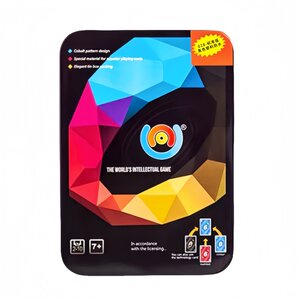 
Iron Box Running Bull Uno Solitaire Uno PVC Waterproof Punishment Card Multiplayer Casual Party Game Board Game Card