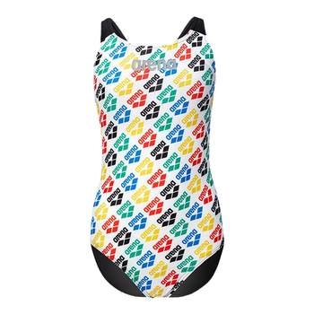 arena Arena girls and teenagers professional swimsuits triangular one-piece sleeveless swimsuit swimming pool special