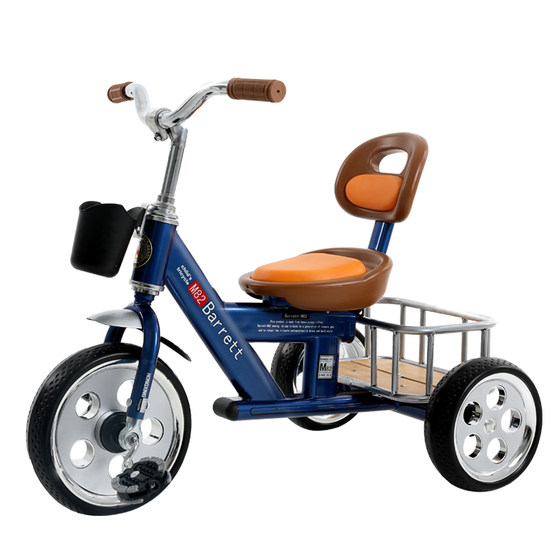 
Red Star Shining Children's Tricycle 1-3-2-6-year-old large baby hand-pushing bicycle children's car toys