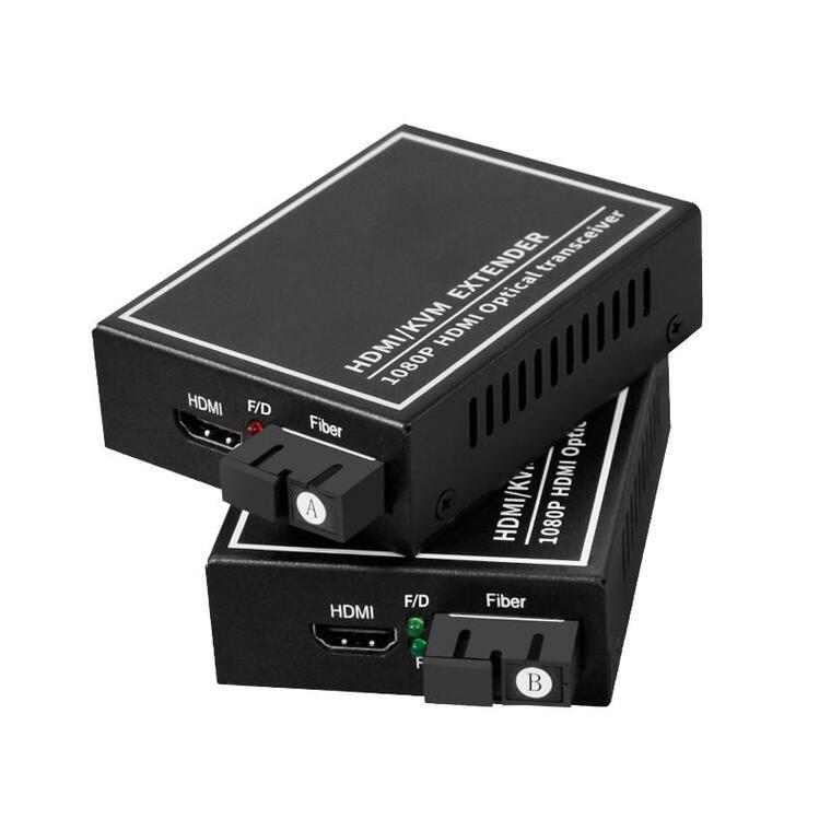Optischer video-transceiver - 1 hdmi-sc-anschlusspaar | Hj-faser