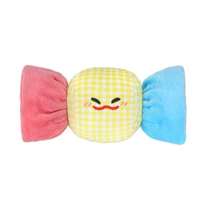 
Yuan Ji Meow丨Cute dopamine striped candy making noises, teeth grinding, safe chewing and pinching, pet toys for cats and dogs