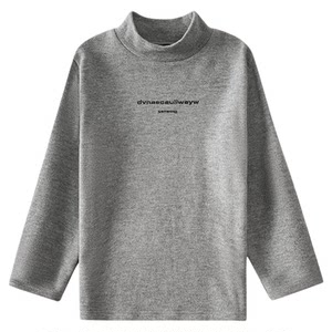 
Boys' German Velvet Bottoming Shirt 2026 Autumn and Winter New Children's Velvet Thickened Half Turtle Collar Long Sleeve T-Shirt Top Winter Wear