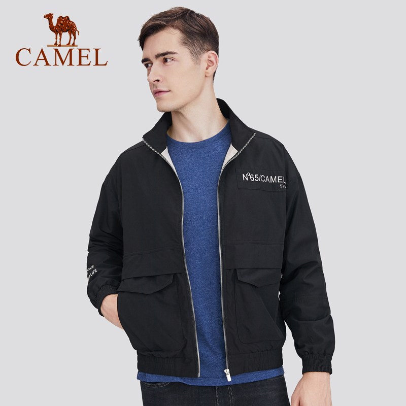 Camel 骆驼 男式立领工装夹克外套 天猫优惠券折后￥99包邮（￥299-200）3色可选