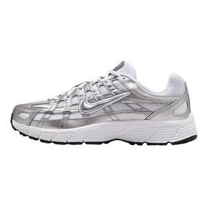 
Nike Nike women's shoes spring and autumn new P-6000 silver white retro dad shoes big children's running shoes HV5064-101