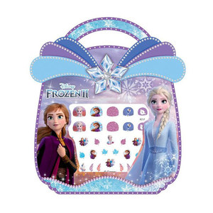 
Children's nail stickers non-toxic and tasteless girl Internet celebrity nail stickers Princess Aisha Girls' nail patch stickers stickers