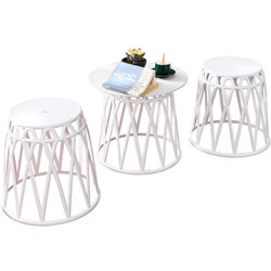 Mojia Plastic Nordic Style Restaurant Leisure Tables and Chairs