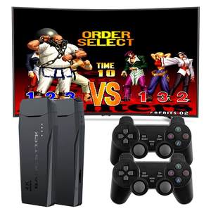 
2025 new home game console and TV PSP handheld console dual-rod arcade FC nostalgic red and white game console