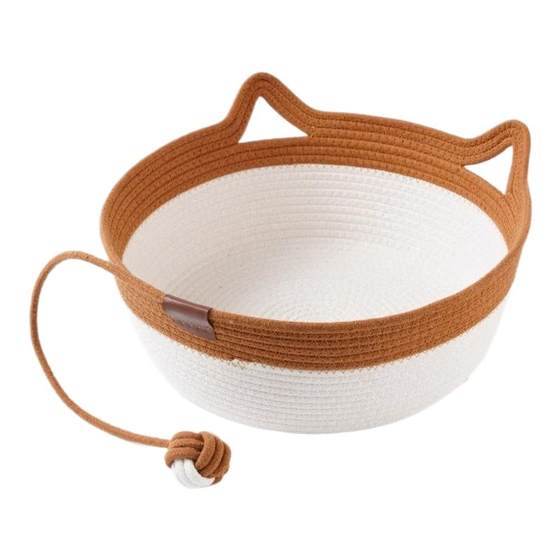 Coarse rattan cat nest, universal summer cat nest, knitted cat nest, winter warm and secure woven cat supplies
