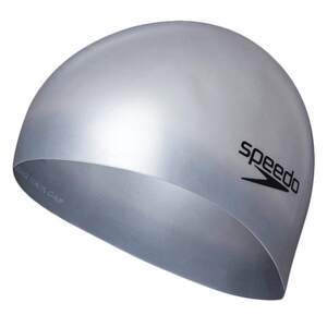 
Speedo/speedo long hair elastic fit professional waterproof training silicone swimming cap for men and women