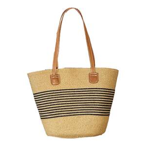 
Weaving straw bag 2026 summer new style commuting large capacity striped single room versatile fashion beach bag for women