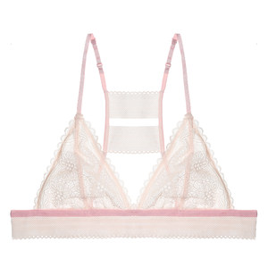 [69 yuan special clearance] Foley girl French lace underwear women's ringless bra small breast sexy bra