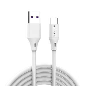 
Galaxy Source 6A data cable 100W fast charging cable USB to Type-c white charging suitable for Android series such as Huawei mobile phone Honor