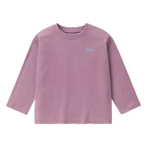 
Right European boys and girls solid color long-sleeved T-shirt children's bottoming shirt with top basic spring and autumn new children's clothing