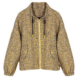 
Yipin Bat Sleeve Woolen Coat Women's Short 2026 Spring New Loose High Collar Windproof Woolen Coat