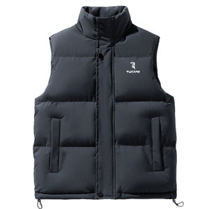 
Woodpecker Down Cotton Vest Men's 2025 New Autumn and Winter Waistcoat Warm Vest Men's Jacket Outerwear Winter