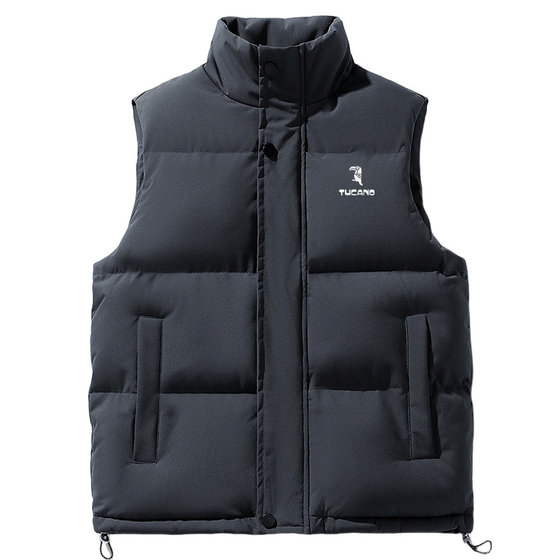 
Woodpecker Down Cotton Vest Men's 2025 New Autumn and Winter Waistcoat Warm Vest Men's Jacket Outerwear Winter
