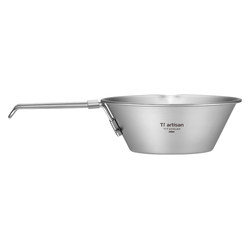 Titanium Craftsman Outdoor Pure Titanium Snow Pull Bowl Titanium Tableware