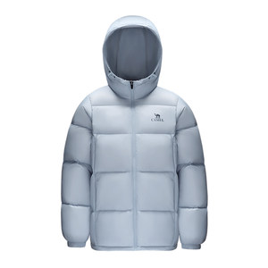 Camel sports down jacket for men and women short winter windproof thickened warm 90 white duck down jacket coat top