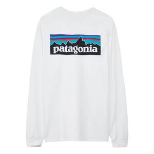 New Bata long-sleeved T-shirt Patagonia P-6 Responsibili Men and Women British Spinning Cotton Comfort 38518

