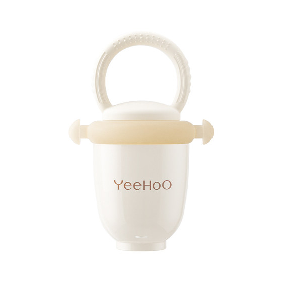 
Yingshi bite bag baby eating fruit food supplement baby fruit and vegetable bite and play molar tool silicone teether