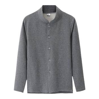 Brave fox long sleeves mid-sleeved loose velvet mulberry silk