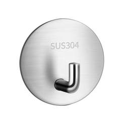 Hook punch-free stainless steel sticky hook load-bearing suction cup
