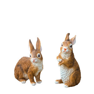 
Garden decoration Garden kindergarten sculpture cartoon handicraft decoration simulation resin animal rabbit decoration