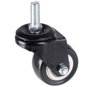 Universal wheel foot wheel 1.5 -inch 2 -inch M8M10M12 screw dual bearing universal wheel brake wheel mute foot wheel 轱 轱 轱
