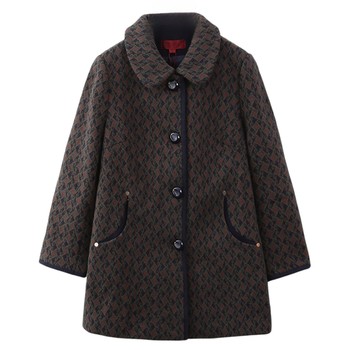 Yibu 70 -year -old noble grandma coat mid -length jacket
