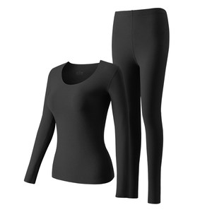 
Gu Niangjia De velvet thermal thermal underwear women's large size autumn clothes and autumn trousers set plus velvet thickened top autumn and winter new style